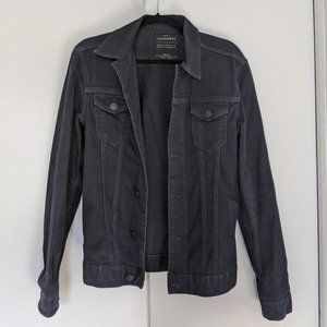 All Saints Men's Black Denim Jacket